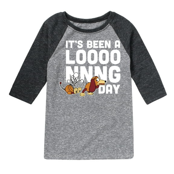 Toy Story - Been a Long Day - Toddler And Youth Raglan Graphic T-Shirt