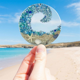 thumbnail image 5 of Colgante AtrapasueñOs de Cristal de Mar, Adorno Colgante de Playa de OcéAno de Cristal Roto, Pareja RomáN, 5 of 6