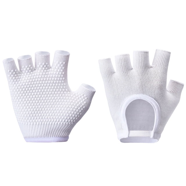 Non- Fingerless Yoga Gloves for Enhanced Grip During Fitness Training and Aerial Exercise