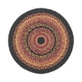 thumbnail image 2 of VHC Brands Heritage Farms Table Mat- Pot Holder- Woven Jute Trivet, 8" Round, 2 of 8