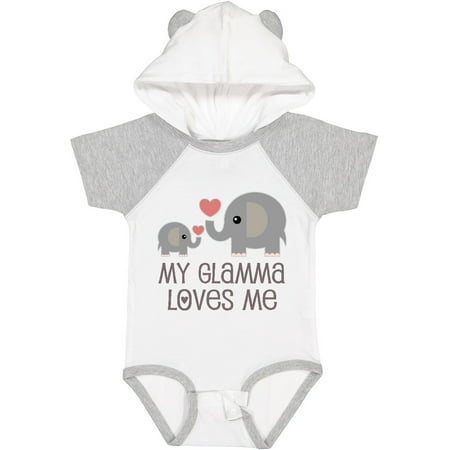 

Inktastic My Glamma Loves Me Grandchild Gift Baby Boy or Baby Girl Bodysuit