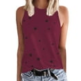 thumbnail image 1 of WZXFASHION Débardeur Mode Femme Confortable Décontracté Imprimé Col Rond Liquidation, 1 of 4