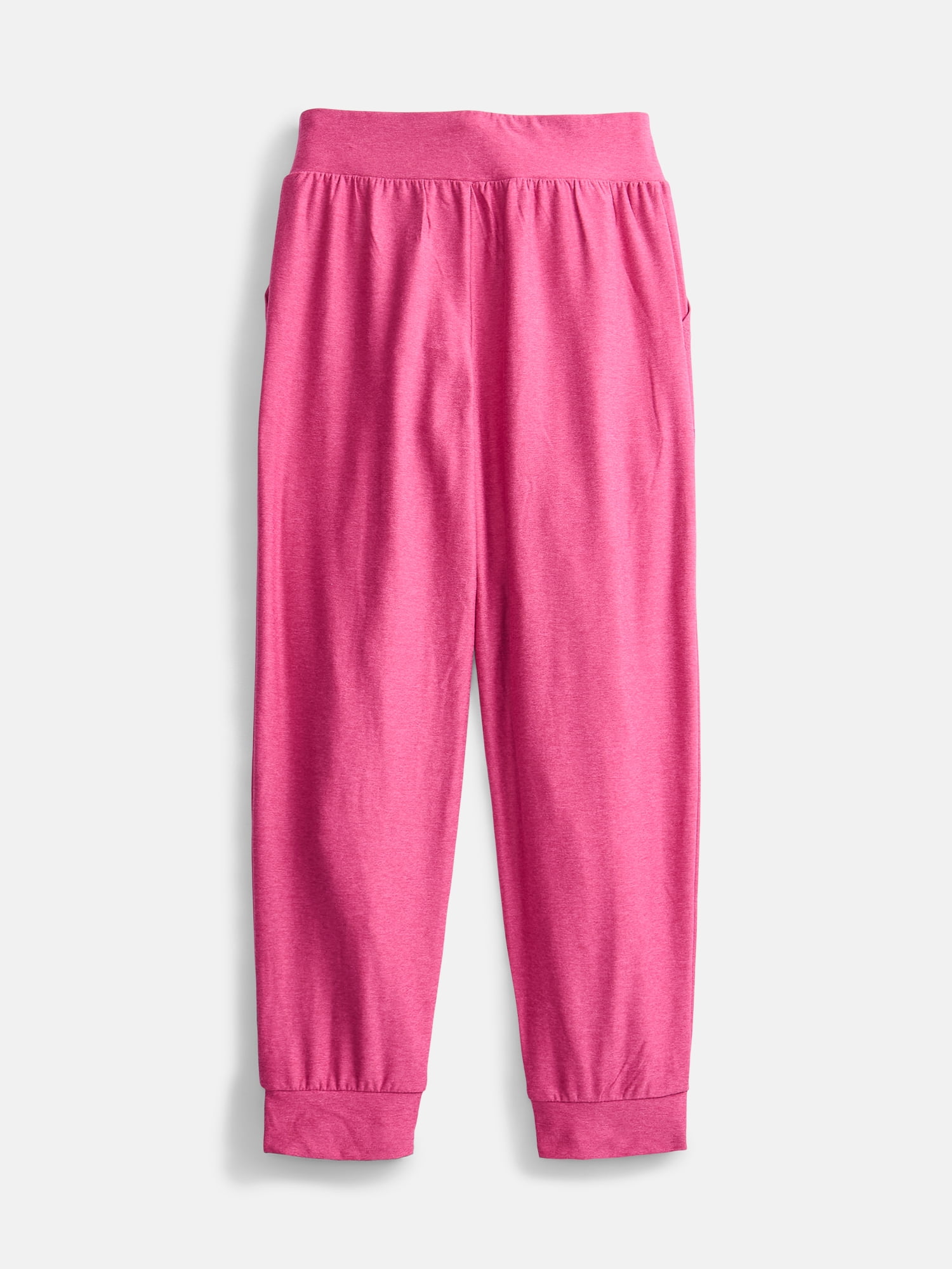 Athletic Works Girl's Athletic Butter Soft Jogger Pants with Patch Pockets, Sizes 4-18