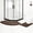 Brown, variant on Hengbo Memory Foam Bathroom Rug Set 2 Piece 16 x 24 and 20 x 32 inch Bathroom Mats and Rugs Sets for Washroom Toilet Gray