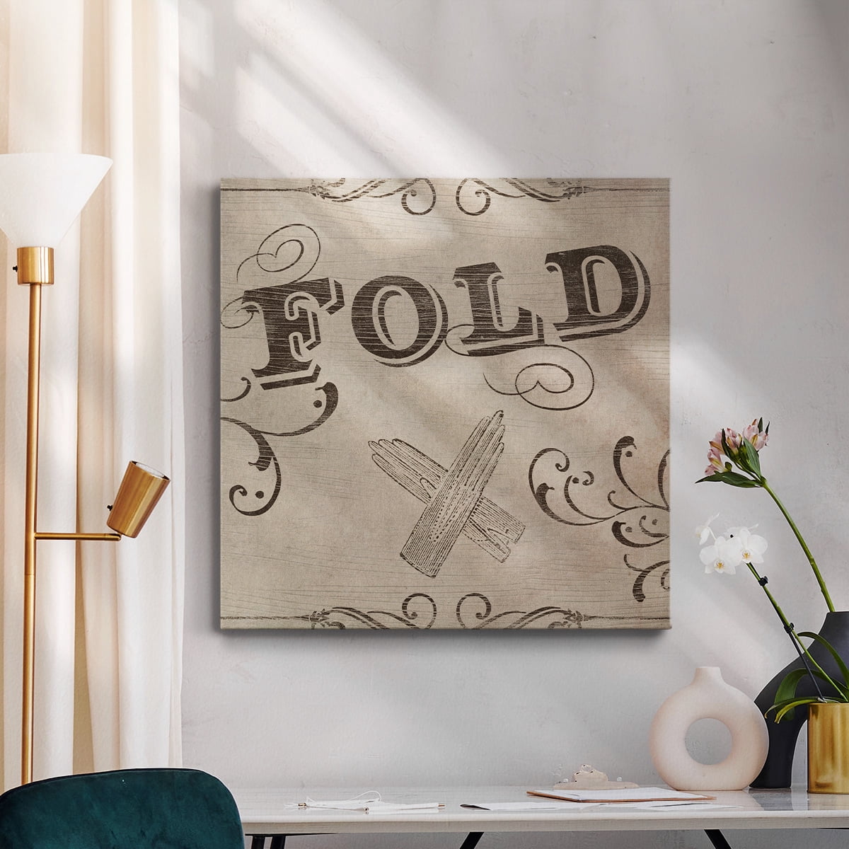 Wexford Home Custom Adagio VII-Premium Gallery Wrapped Canvas, 40" x 40" - Ready to Hang