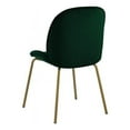 thumbnail image 4 of Posh Living AD196-02HG2-UE Lainey Armless Upholstered Dining Chairs, Hunter Green Velvet, 4 of 9