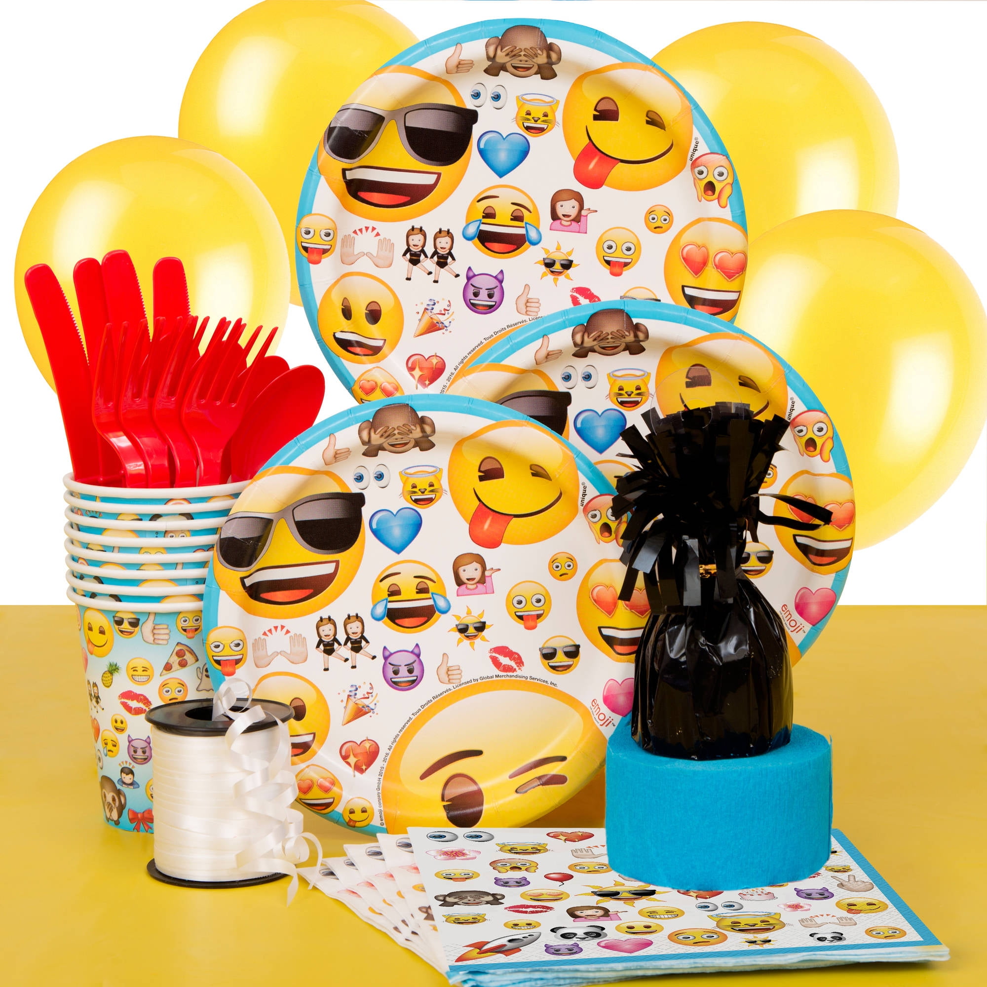 Emoji Party Decorations Supplies