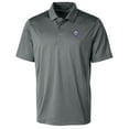 thumbnail image 2 of Men's Cutter & Buck Steel Northwestern Wildcats Team Logo Big & Tall Prospect Textured Stretch Polo, 2 of 3