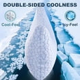 thumbnail image 7 of Double Sided Cooling Pillow for Side and Back Sleepers, Adjustable Soft & Firm Shredded Memory Foam Pillows for Neck Pain Relief, Curved Bed Pillows Queen Size Set of 2, 7 of 7