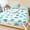 Mint, Teal, Seafoam, Sky, variant on King Size Fitted Sheet Set - Pink Ombre Polka Dot 3 Piece Bedding Sets 16" Deep Pocket Fitted Sheet with 2 Pillowcases, Watercolor Modern Minimalist Brushed Microfiber Hotel Luxury Bed Sheets