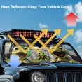 thumbnail image 3 of Yuyamidu Windshield Sun Shade for Jeep Wrangler TJ JK JKU JL JLU ,Turtle Family Car Winshield Sunshade,Blocking Heat and UV Rays, 3 of 6