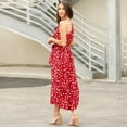 thumbnail image 2 of Nouvelle Robe Maxi Bohème Irrégulière Sans Manches pour Femmes, Robe à Pois, Grande Taille, Robe Longue à Bretelles, 2 of 2