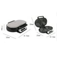 thumbnail image 3 of Graflsoa Dual-Plate 1200W Waffle Maker with Continuous Temperature Control, Non-Stick Coating, and Stainless Steel Housing for Perfectly Crispy Waffles, 3 of 6