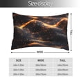 thumbnail image 2 of Salouo Abstract Glowing Wave Pattern Pattern Pillow Cases,1PC Pillow Covers with Envelope Closure Decorative Pillow Case for Bed Couch,Pillows Not Included-14"x20", 2 of 6