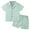 Light Green, variant on XBASW Toddler Baby Boys Cotton Linen Shirt Shorts Clothes Set Solid Color Short Sleeve T-Shirt Tops + Shorts Summer Outfit 12M-6T