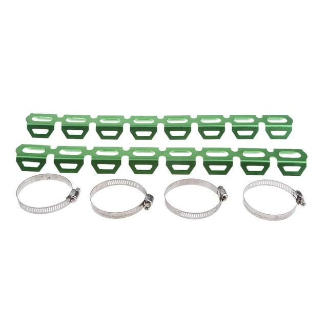 Tubo de Silenciador Térmico de Escudo Pieza de Mantenamiento Verde Zulema Protector de calor del tubo de escape