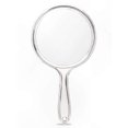 thumbnail image 1 of Dual-Sided Makeup Mirror with 1X/2X Magnification, Clear Handheld Mirror with Comfortable Handle, 1 of 3