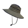 thumbnail image 2 of Outdoor Wide Brim Sun Hat for Women Men, Breathable Fisherman Hat with UV Sun Protection for Travel Hiking Beach Fishing, 2 of 6