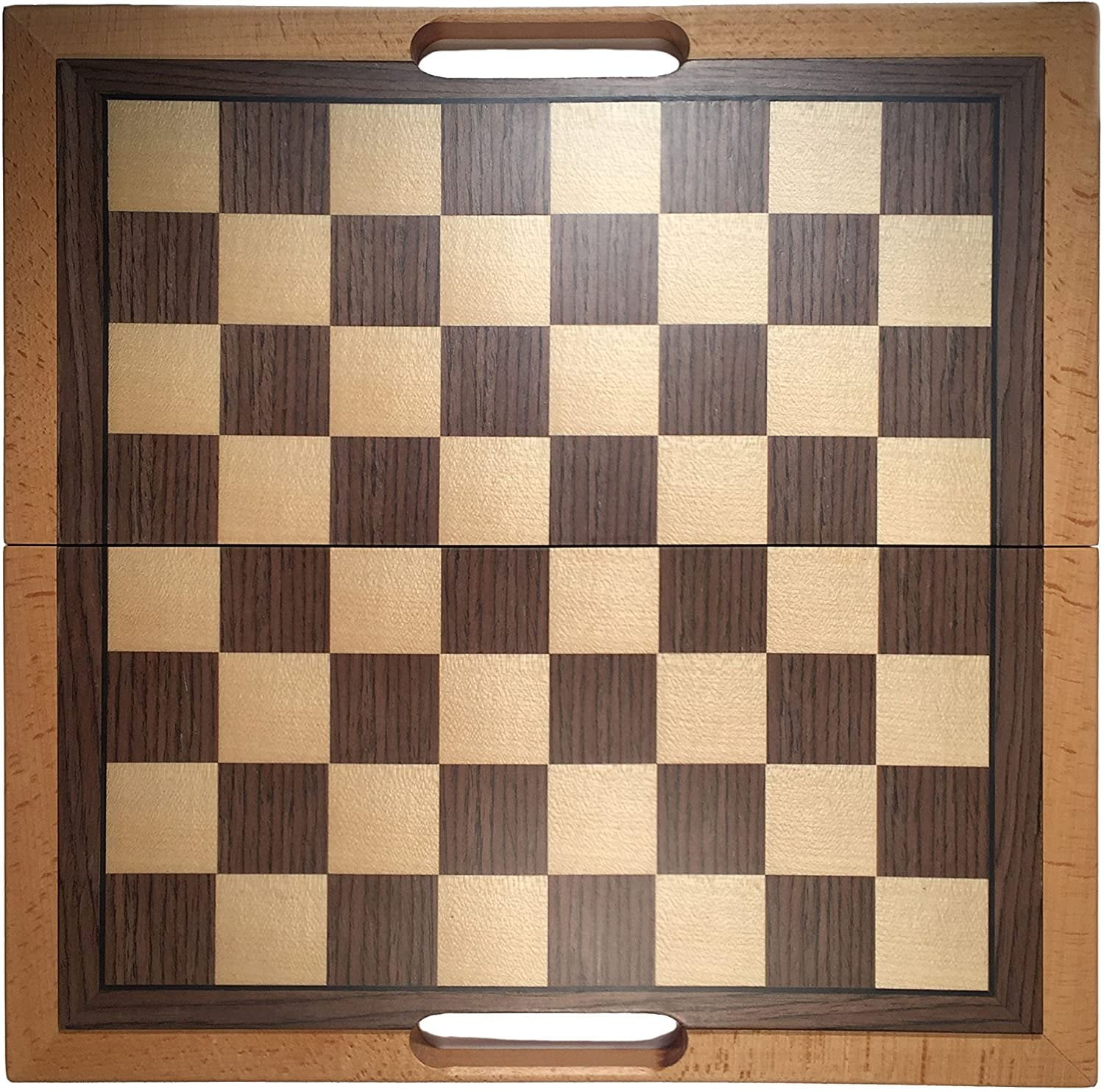 11 Classic Folding Chess Set - Walnut Wood Board – Chess Forum