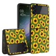 thumbnail image 1 of ANJ+ Hard Protective Printed Case Cover Compatible with Samsung Galaxy Z Flip 4 - Sunflowers Delight, 1 of 4