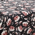thumbnail image 4 of Plazatex Luxurious Ultra Soft Lightweight Altura Printed Blanket Queen Grey Floral, 4 of 4
