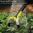 thumbnail image 3 of AEASKIEY Hula Hoe Weeder with 54inch Adjustable Long Handle, Garden Tools Hoe, Stirrup Hoe Tools for Garden, 3 of 5