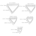 thumbnail image 2 of unbranded 10Ud Cortadores De Galletas DIY En Acero Inoxidable Color Plata Perfectos Para, 2 of 8