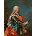 thumbnail image 2 of Johann Heinrich Tischbein the elder 20x24 Gold Ornate Framed and Double Matted Museum Art Print Titled - Portrait of William Viii, Landgrave of Hessen-Kassel (1682-1760), 2 of 4