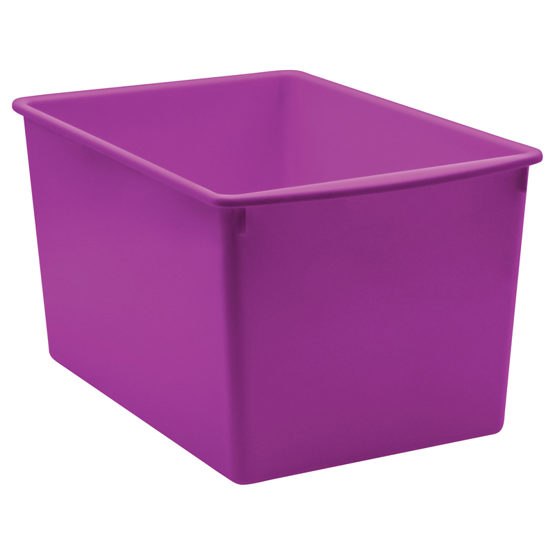 Purple Plastic MultiPurpose Bin Bundle of 10 Each