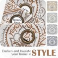 thumbnail image 5 of Curtainking 100% Blackout Curtains 96 in Taffy Damask Medallion Window Curtains for Bedroom Grommet Thermal Insulated Drapes for Living Room Vintage Luxury Window Treatments Set 2 Panels, 5 of 7