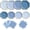 Dusty Blue, variant on 60 Pack Sage Green Plates and Napkins ,Disposable Green Tableware Sets for Birthday,Baby Shower, Wedding, Bridal & Tea Party Supplies, 20 Guests