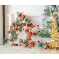 thumbnail image 5 of Guirnalda de luces navideñas con conos de pino, 30 ledes, cascabel de 9,8 pies con bayas de cobre para interior y exterior, luz de hadas de Navidad, guirnalda de jardín, decoración de fiesta, cono de pino de Navidad (nuevo) brillar Electrónica, 5 of 5