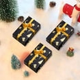 thumbnail image 1 of 10 Hojas de Papel para Envolver Regalos de Navidad | Hojas de Papel Kraft Grueso de 50 X 70 Cm | Papel de Regalo Negro con Motivos Navideños de Ciervos | Resistente y Duradero | Ideal para Regalos de, 1 of 6