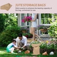 thumbnail image 2 of OUNONA Sac de Rangement en Jute Anti-Inondation Jaune 3 Pcs pour Usage Extérieur, 2 of 6