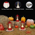 thumbnail image 3 of Lantern Reperla Red Mini 12 unidades con vela LED parpadeante de 13 cm, 3 of 8