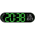 thumbnail image 5 of Large Wall Clock 17.3-inch living room wall clock, multi-function LED electronic clock, large-sized alarm clock, temperature and humidity display clock, 5 of 5