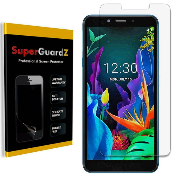 [8-Pack] For LG K20 (2019) SuperGuardZ Screen Protector, Ultra Clear, Anti-Scratch, Anti-Bubble