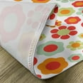 thumbnail image 5 of Ambesonne Retro Place Mats Set of 4, Colored Art Dated Style, Standard Size, Mint Green Orange Red, 5 of 6