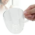thumbnail image 4 of Vasos De Doble Pared Con Asa Para Taza De Café De Vidrio Transparente, 4 of 7