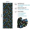 thumbnail image 2 of Colorful Controllers Games Icons Black Pattern Hot Yoga Mat Towel Non Slip for Hot Yoga - Quick-Drying Yoga Mat Cover with 4 Corner Pockets with Travel Bag - Hot Yoga Towel Non Slip 70"x26", 2 of 6