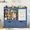 Blue, variant on VortinT 40" Toy Storage Organizer Cube Storage, Wooden Bookcase with Magnetic Drawing Board, Movable Drawers for Kids Room Playroom Nursery, Blue