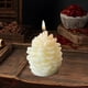 thumbnail image 5 of Decoraciones navideñas, adornos navideños, regalos navideños, Navidad, velas de aromaterapia con forma de piñas de pino, cera de soja, iluminación de velas, decoración de escenas, vela de piña, 5 of 6