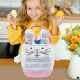 thumbnail image 6 of Nmdmisc Easter Bunny Basket Easter Egg Buckets with Long Ear Embroidered Rabbit Tote Bags Candy Gift Bags Easter Decorations Baskets for Kids Boys Girls (Pink), 6 of 7