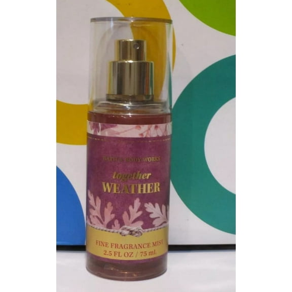 Bath And Body Works Together Weather Fine Fragrance Mist Travel Size 2.5 Fl Oz