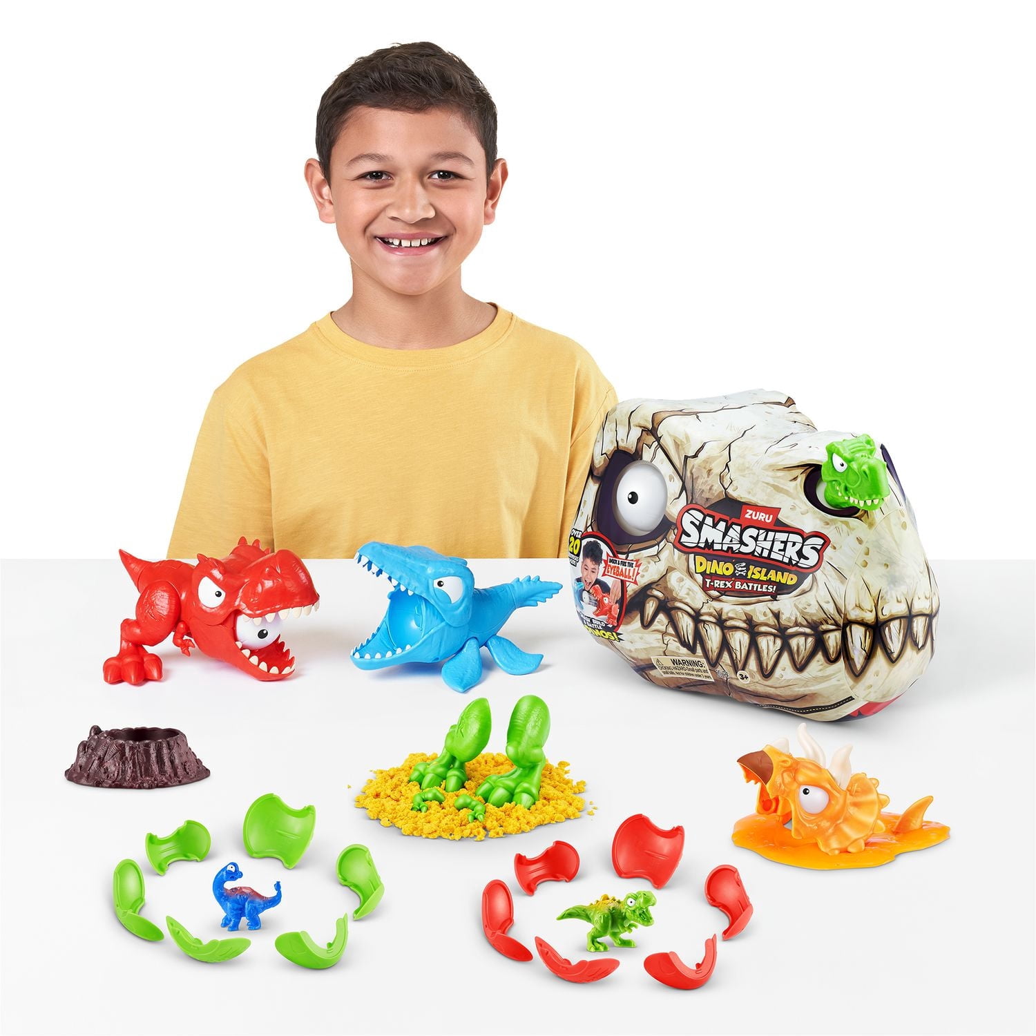 Smashers Dino Island T-Rex Battles Mini