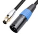 thumbnail image 2 of Cable De Audio Adaptador de cable de audio XLR macho a mini XLR hembra para grabadora mezcladora de cámara Canon, 2 of 6