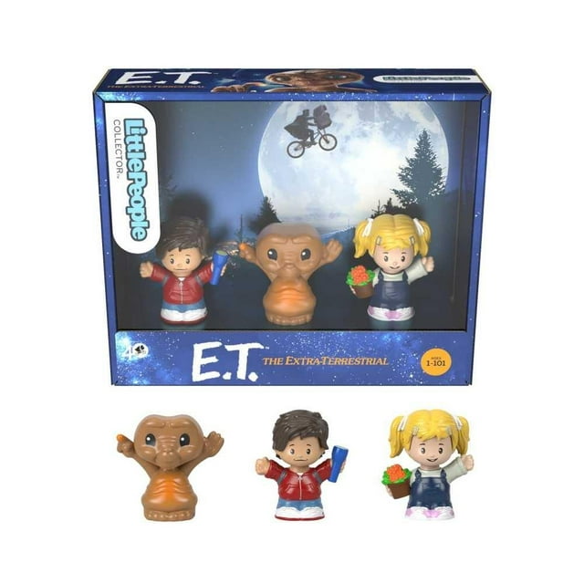 Figura de Juguete Fisher-Price Little People Collector Set de 3 de E.T El Extraterrestre