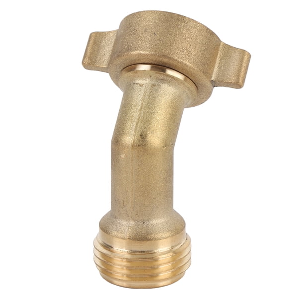Adaptador de Manguera de Agua para Beber RV, Mejor A Prueba de Cobre Eficiencia de Flujo de Agua de 45 Grados CODO de Agua de 3/4 de Pulgada npt Con filtro para remolque de viaje