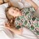 thumbnail image 5 of Balery Armadillo Conjunto de Pijama Infantil de Manga Corta con Estampado – Ropa de Dormir de Algodón Suave-Large, 5 of 6
