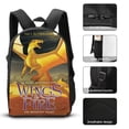 thumbnail image 4 of Dragon Wings Of Fire Backpacks 3 Piece Set Bookbag with Lunch Bag And Pencil Case, 4 of 8
